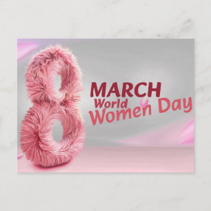 Cartão Postal dia internacional da mulher