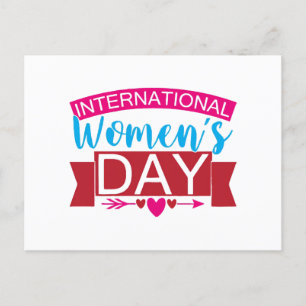 Cartão Postal Dia Internacional das Mulheres