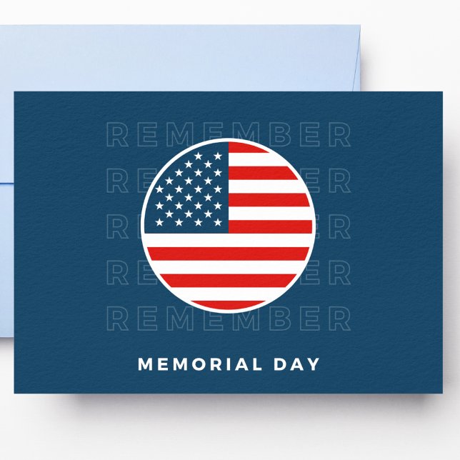 Cartão Postal Dia Memorial Azul (Criador carregado)