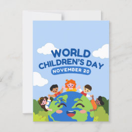 Cartão Postal Dia Mundial da Criança | 20 de novembro