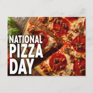 Cartão Postal Dia Nacional da Pizza