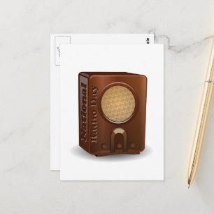 Cartão Postal Dia Nacional da Rádio