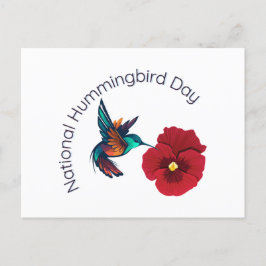 Cartão Postal Dia Nacional das Aves Hummingaves