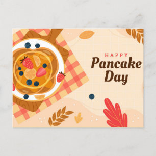 Cartão Postal Dia Nacional do Pancake