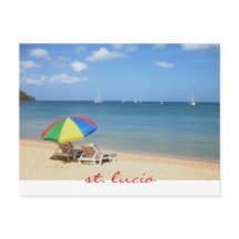 dia perfeito e ideal no paraíso, St Lucia