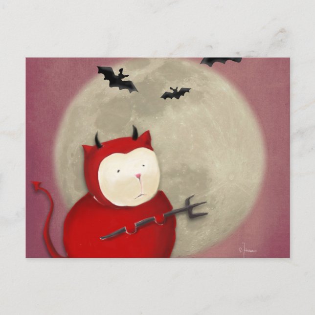 Cartão Postal Diabo (Frente)