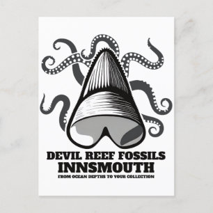 Cartão Postal Diabo Reef Tubarão Dente Comerciante Innsmouth