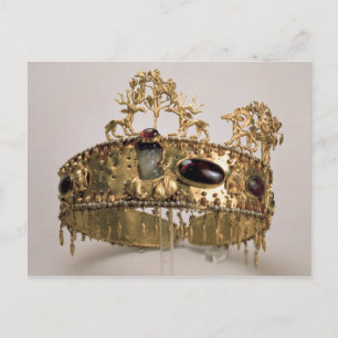 Cartão Postal Diadema, encontrado no túmulo em Khoklach