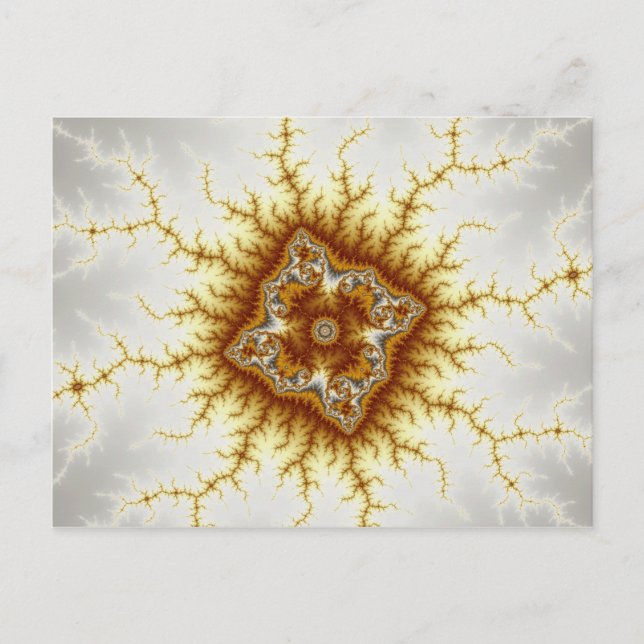 Cartão Postal Diamante - Fractal (Frente)