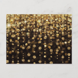 Cartão Postal Diamantes Dourados
