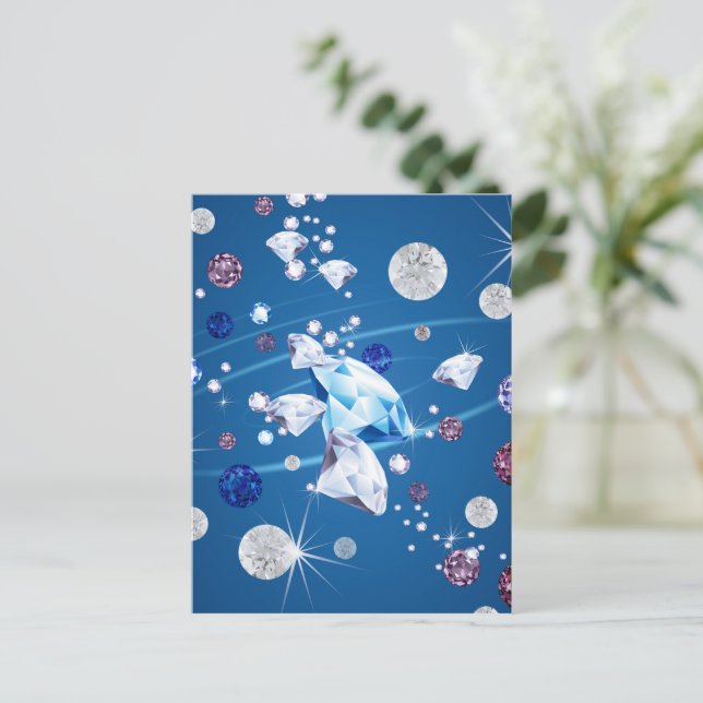 Cartão Postal Diamond Galaxy 12 (Em pé/Frente)