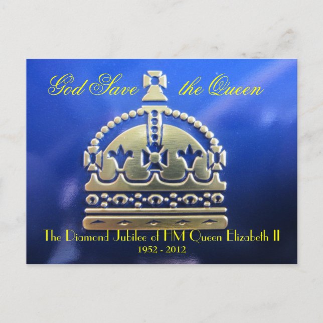 Cartão Postal Diamond Jubilee Postcard (Frente)