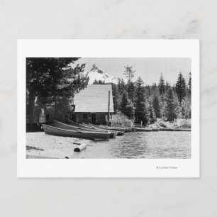 Cartão Postal Diamond Lake Lodge PhotochartDiamond Lake, OR