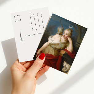 Cartão Postal Diana, Deusa da Caça Pietro Rotari
