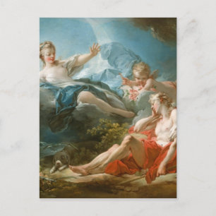Cartão Postal Diana e Endymion por Jean-Honoré Fragonard