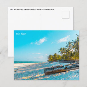 Cartão Postal Diani Beach, Mombasa