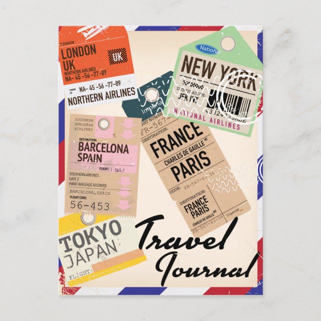 Cartão Postal Diário de Viagem (Frente)
