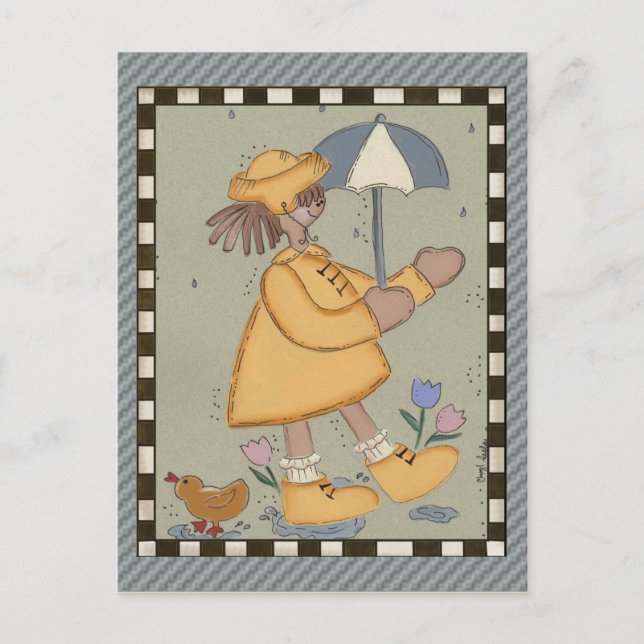 Cartão Postal Dias de Chuva (Frente)