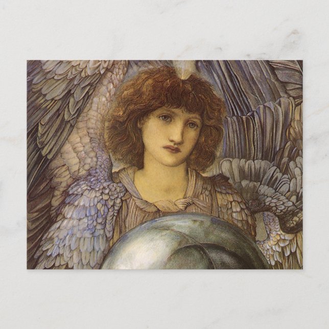 Cartão Postal Dias de Criação, Primeiro Dia de Burne Jones (Frente)