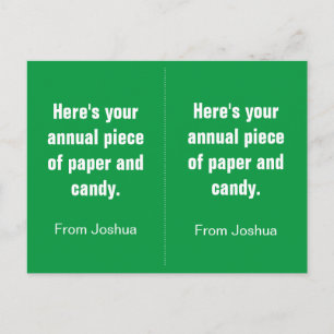 Cartão Postal Dias de os namorados Engraçados Anti-Valentine par