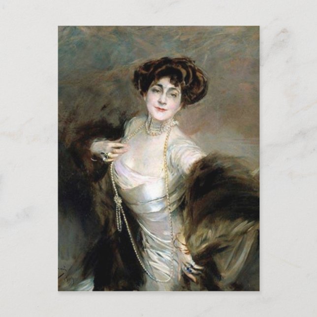 Cartão Postal Diaz Albertini - Boldini (Frente)