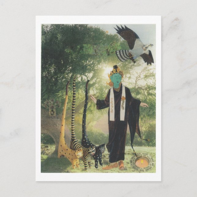 Cartão Postal Dibble_Trabalho de arte_101_Green_Tara (Frente)