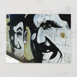Cartão Postal Dick & Doof - Grafite em espanhol - Postkarte