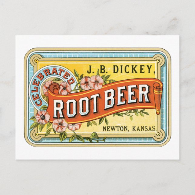 Cartão Postal Dickey Root Beer (Frente)