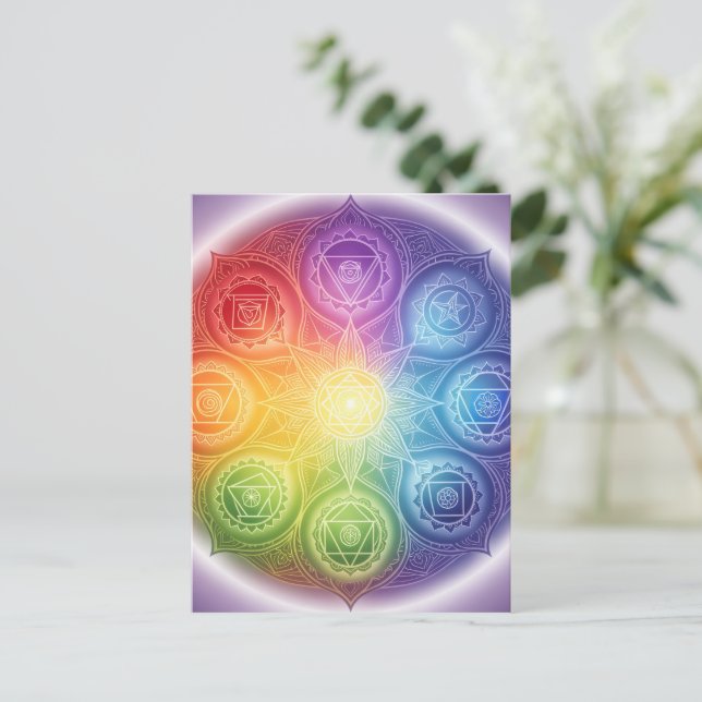 Cartão Postal Die 7 Chakren´9 (Em pé/Frente)