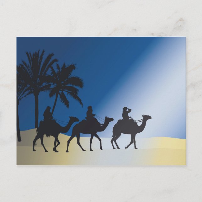 Cartão Postal Die drei Weisen aus dem Morgenland (Frente)