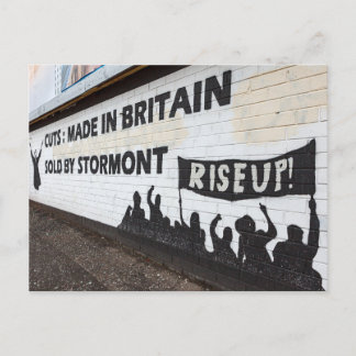 Cartão Postal Die Graffiti in Belfast Irland