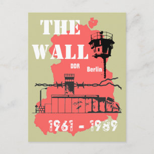 Cartão Postal Die Mauer DDR