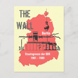 Cartão Postal Die Mauer - Design especial