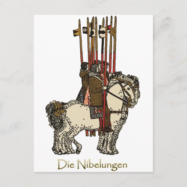 Cartão Postal Die Nibelungen (Frente)
