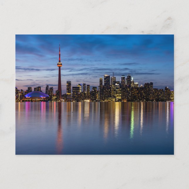 Cartão Postal Die Skyline von Toronto Postkarte (Frente)