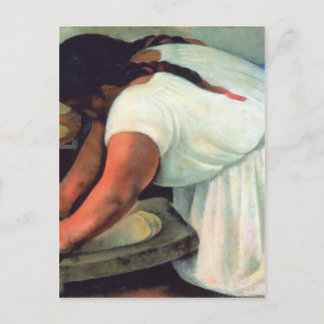 Cartão Postal Diego Rivera - La Molendera, 1923
