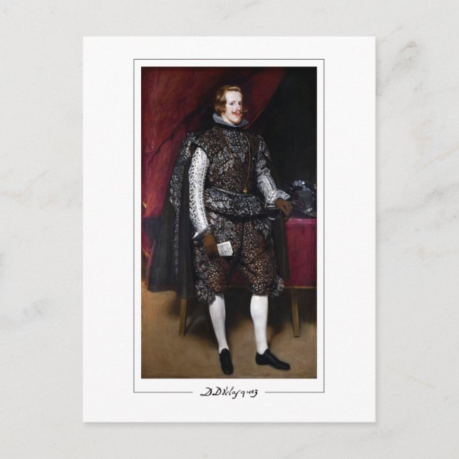Cartão Postal Diego Velázquez #75 - Cartão-postal de arte (Frente)