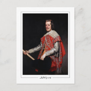 Cartão Postal Diego Velázquez nº 6 - Cartão-postal de arte