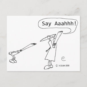 Cartão Postal Diga Ahhh