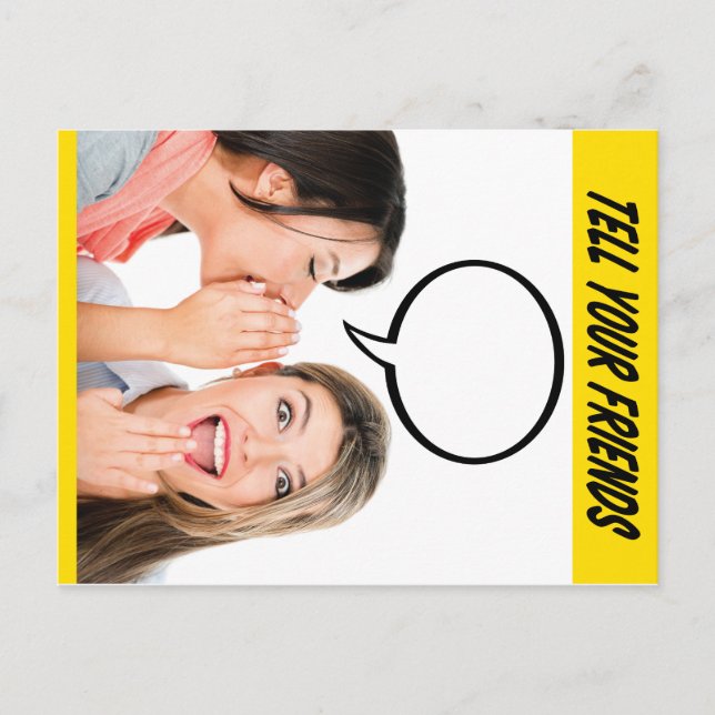 Cartão Postal Diga aos seus amigos - Cartão-postal (Frente)