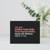 Diga Gay Proteja Crianças Trans Leia Livros Banido