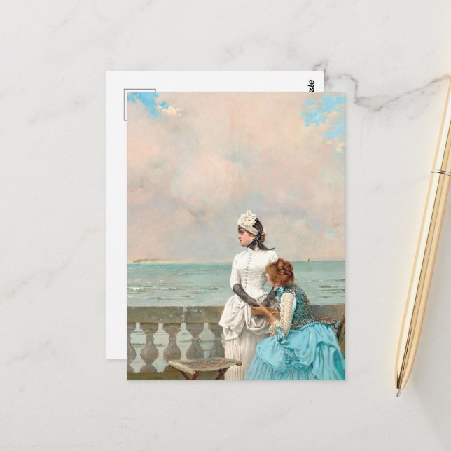 Cartão Postal Diga-me tudo por Vittorio Matteo Corcos (Frente/Verso In Situ)