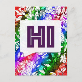 Cartão Postal Diga oi