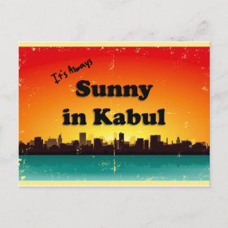 Cartão Postal Diga olá de Kabul!