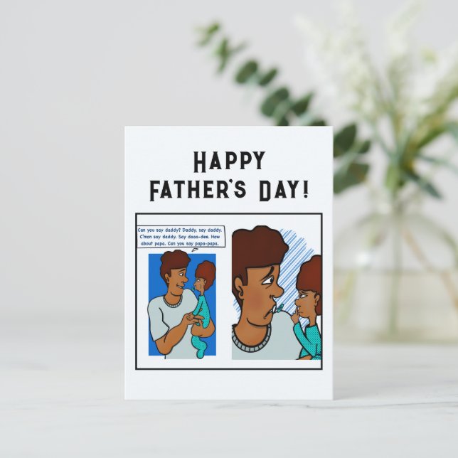 Cartão Postal Diga Pai (Em pé/Frente)