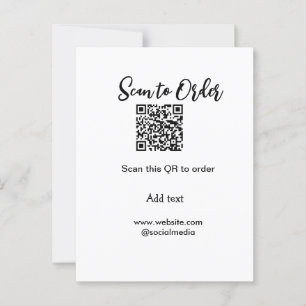 Cartão Postal Digitalizar para fazer a varredura do código QR ad