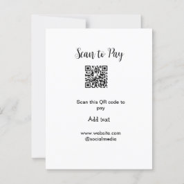 Cartão Postal Digitalizar para pagar digitalização código QR adi