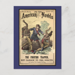 Cartão Postal Dime Novel Kit Carson