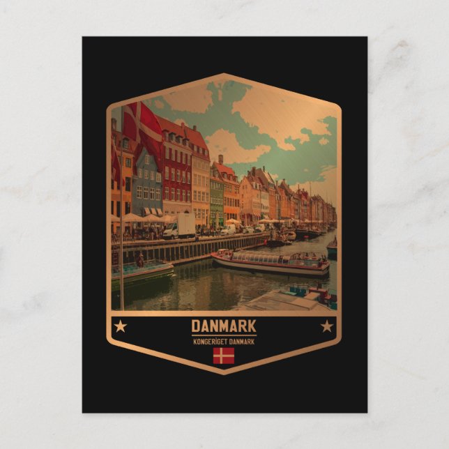 Cartão Postal Dinamarca (Frente)