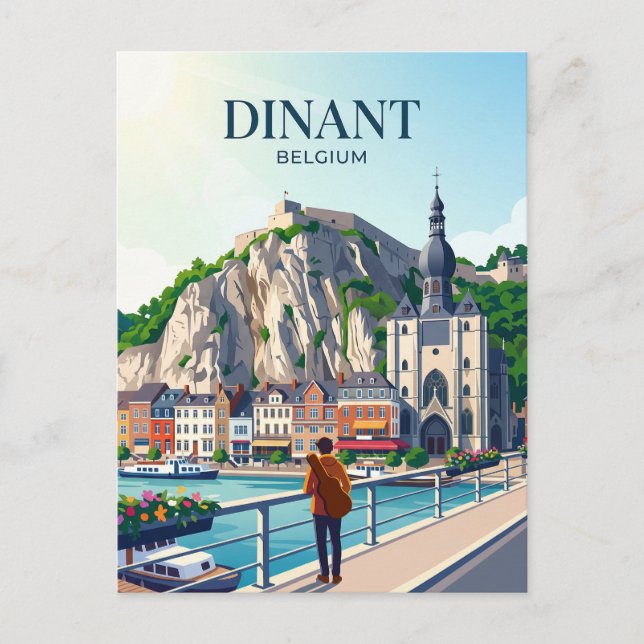 CARTÃO POSTAL DINANT BÉLGICA (Frente)